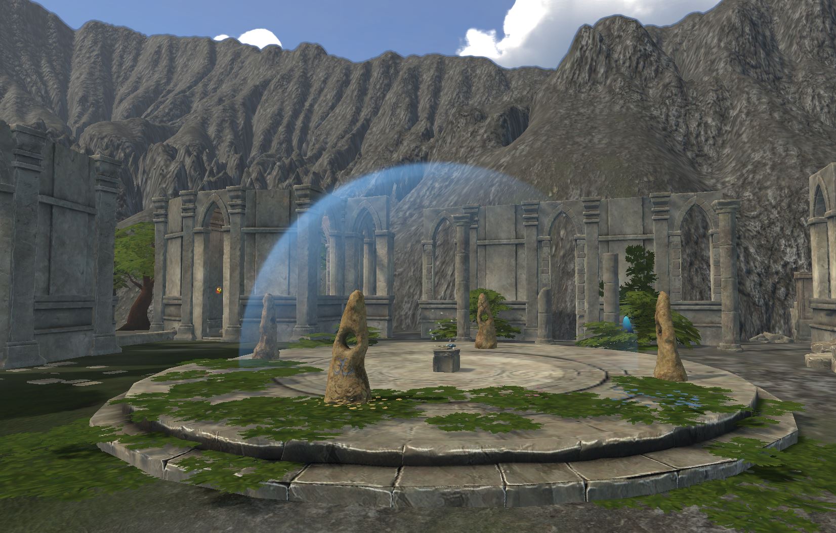 A mysterious stone circle