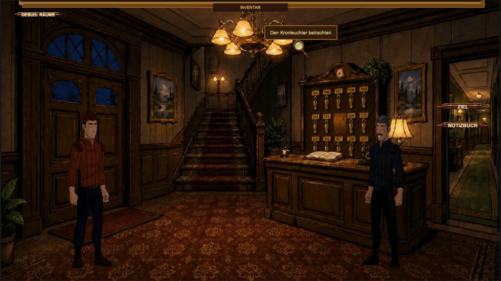 Screenshot aus Alex und das Hotel